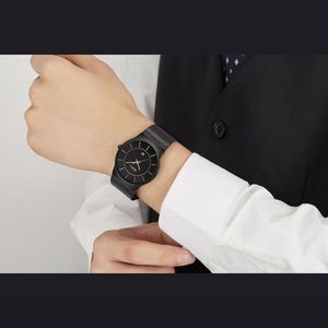 NWT sleek black Biden watch. GORGEOUS!